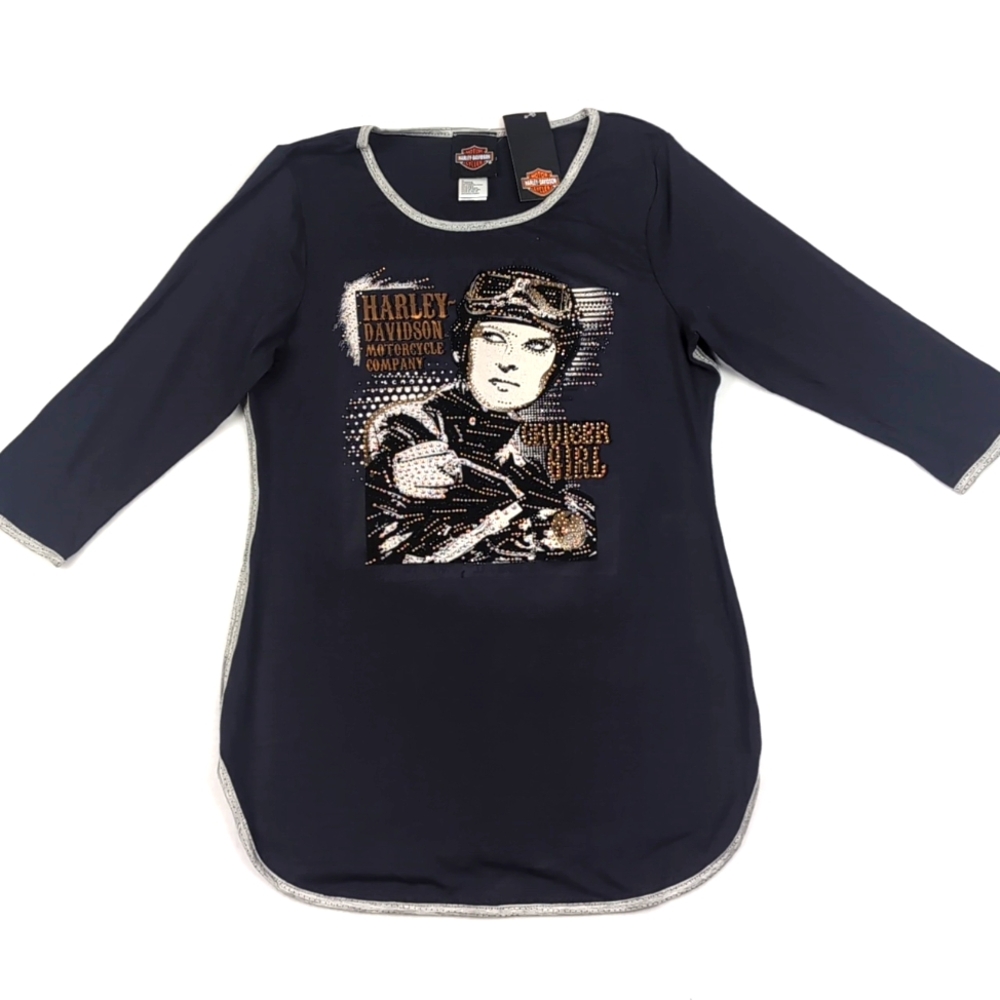 Harley Davidson Cruiser Girl Shirt NWT